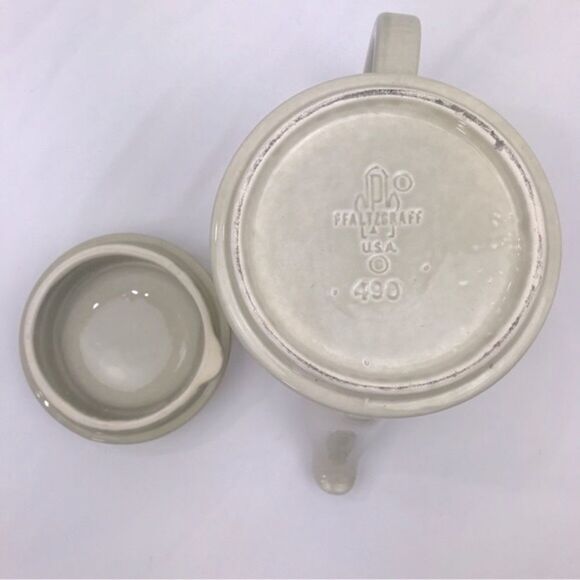 Pfaltzgraff 490 Oatmeal Classic Tall Teapot Pitcher - Picture 14 of 16